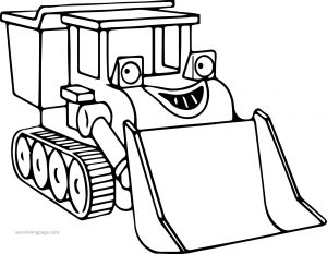 Bob The Builder Muck Coloring Page