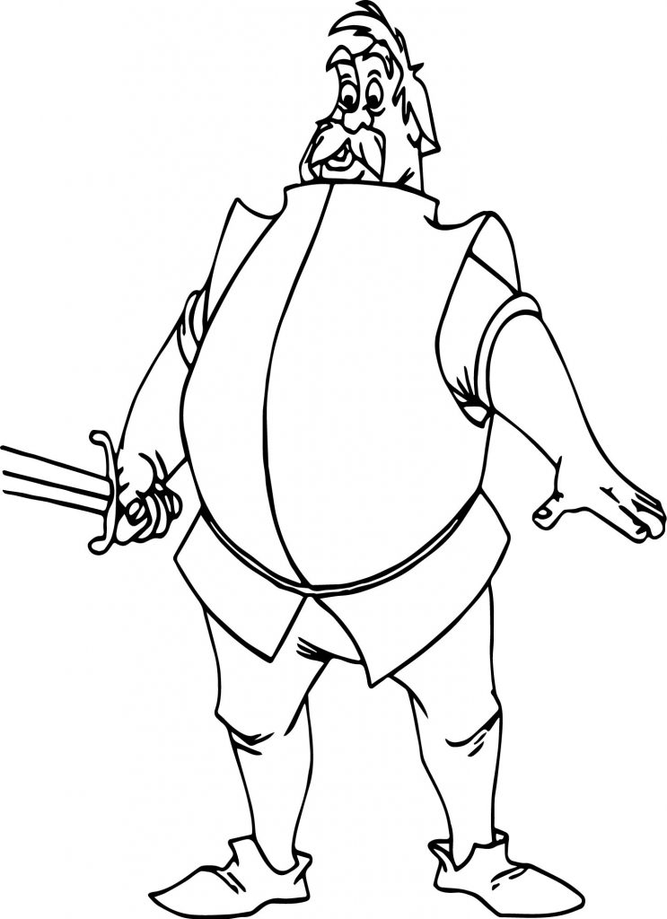 Ector Soldier Sword Coloring Page - Wecoloringpage.com