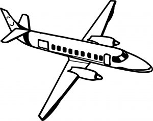 Fine Airplane Coloring Page
