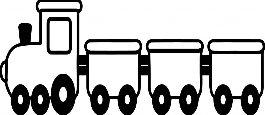 Four Train Coloring Page - Wecoloringpage.com