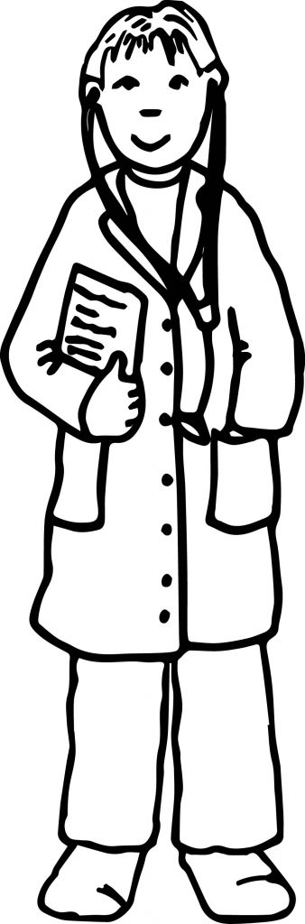 Medical Doctor Male Color Coloring Page - Wecoloringpage.com