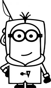 Minions Antartica Travel Coloring Page