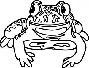New Mexico Frog Amphibian Coloring Page