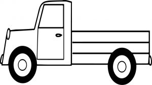 Pickup Truck Image Coloring Page