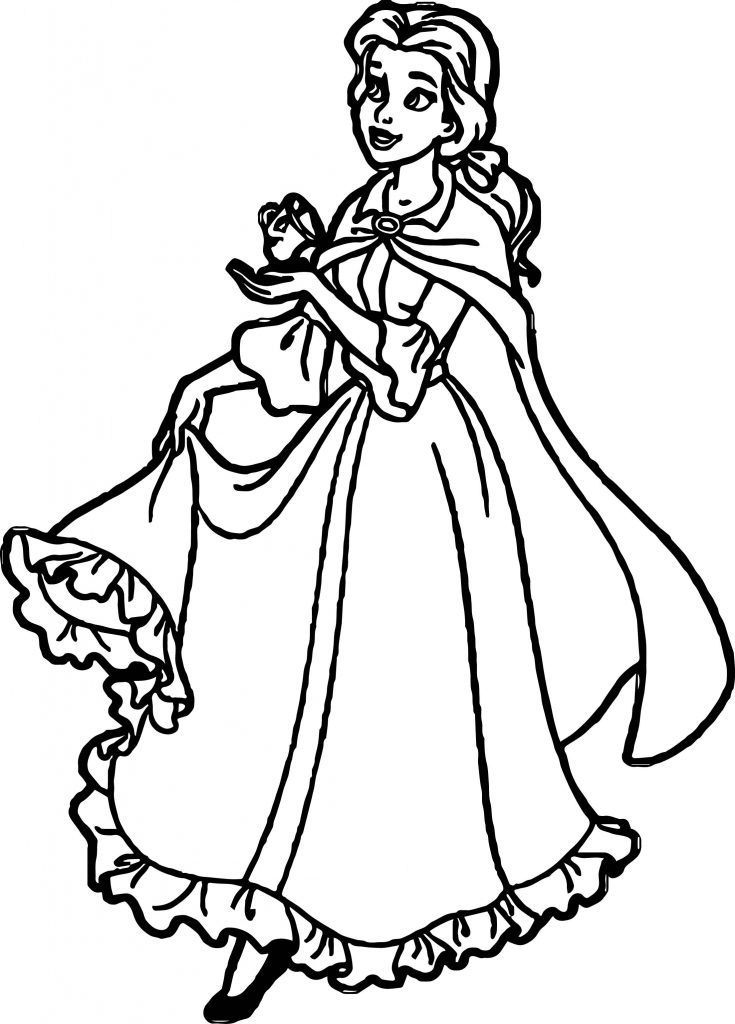 Princess Coming Coloring Page - Wecoloringpage.com