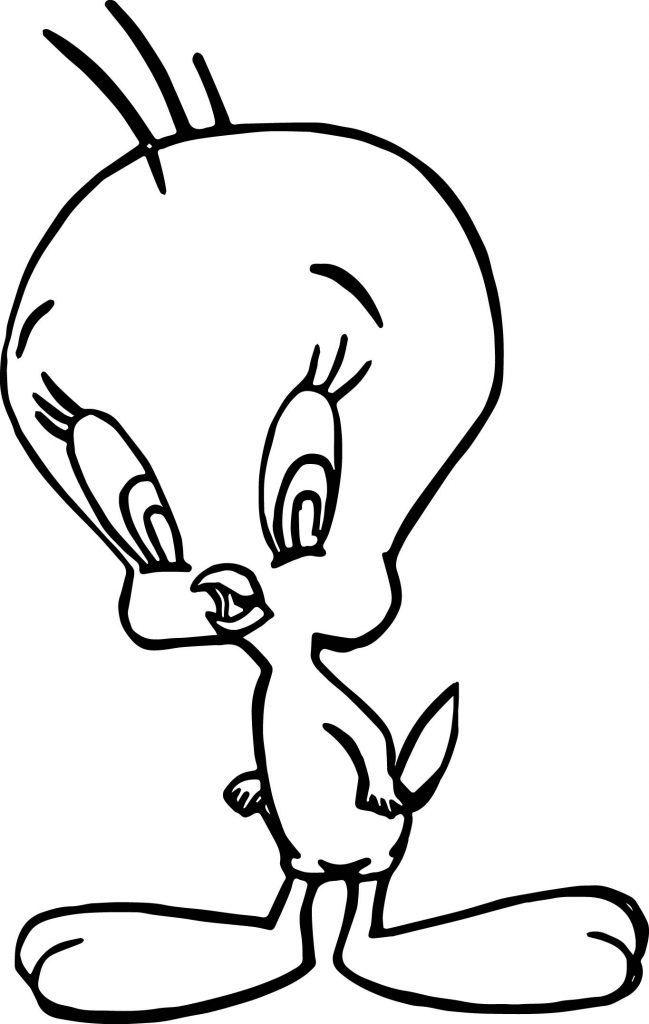 Small Tweety Coloring Pages - Wecoloringpage.com