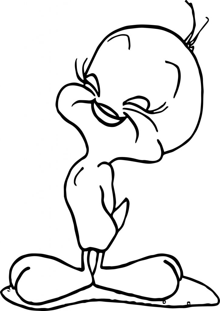 Smile Time Tweety Coloring Page - Wecoloringpage.com