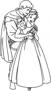 Snow White And The Prince Bird Coloring Page