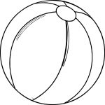 Summer Beach Ball Coloring Page - Wecoloringpage.com