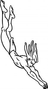 Tarzan Jumping Down Coloring Page
