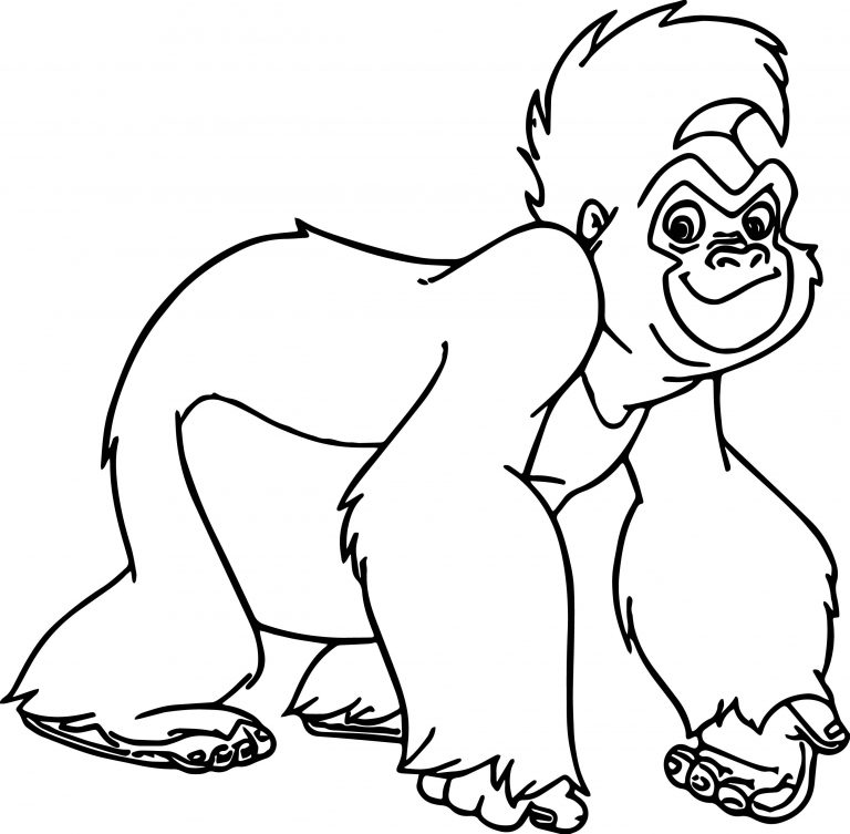 Terk Crawl Coloring Page | Wecoloringpage.com