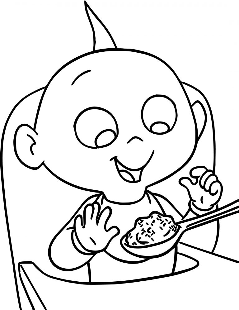 The Incredibles Baby Boss Coloring Pages - Wecoloringpage.com