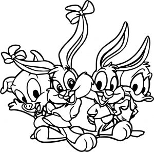 The Looney Tunes All Baby Coloring Page