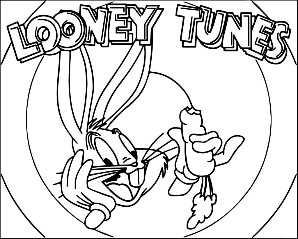 The Looney Tunes Bugs Bunny Time Coloring Page - Wecoloringpage.com