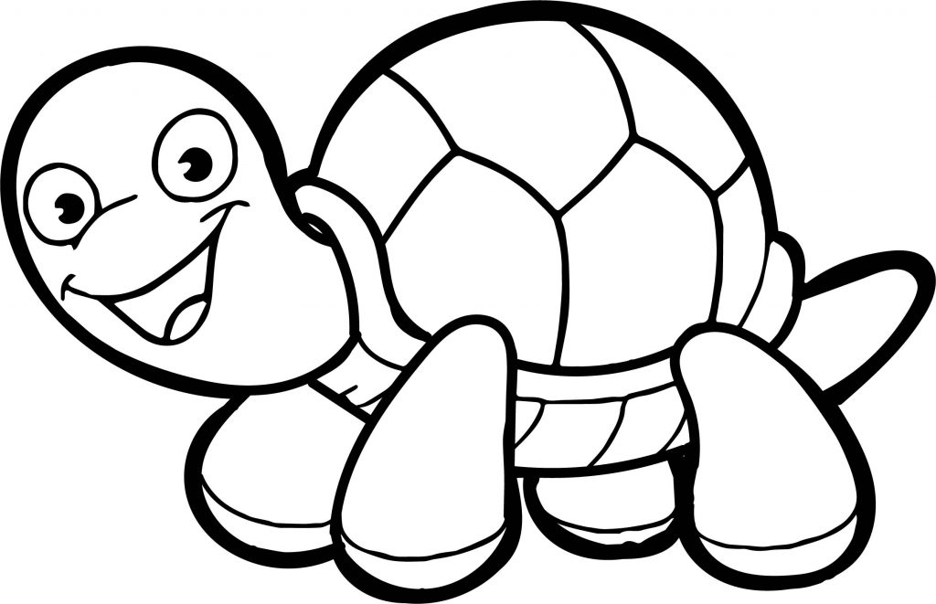 Tortoise Turtle Kids Coloring Page - Wecoloringpage.com