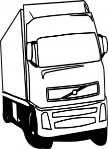 Truck Wheeler File Coloring Page