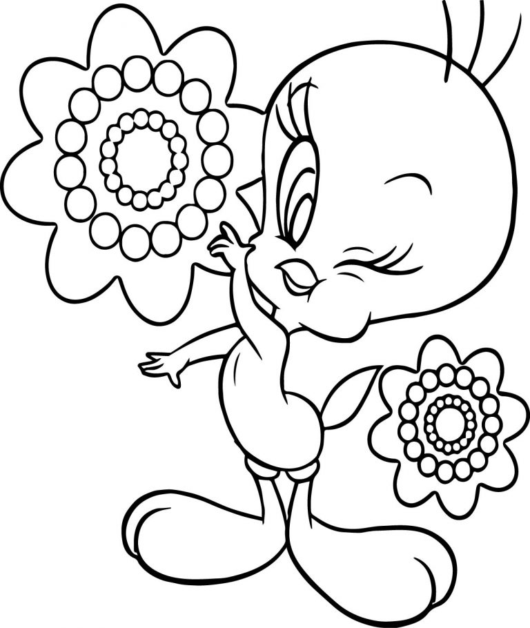 Tweety Beautiful Coloring Page | Wecoloringpage.com