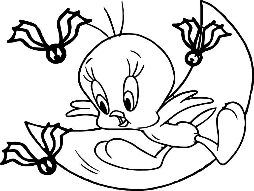 Tweety Spider Coloring Page - Wecoloringpage.com