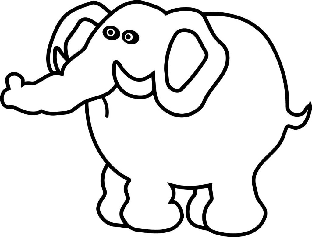 Unhappy Elephant Coloring Page - Wecoloringpage.com