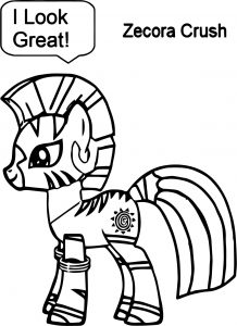 Zecora I Look Great Coloring Page