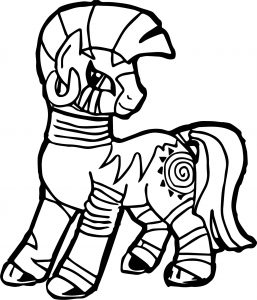 Zecora Mlp Coloring Page