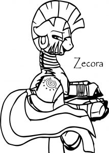 Zecora Picture Coloring Page