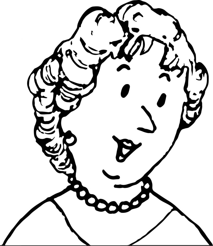 Amelia Bedelia Mother Face Coloring Page - Wecoloringpage.com