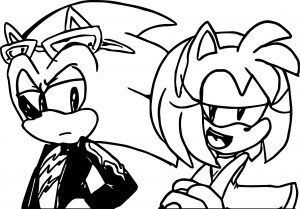 Amy Rose Wedding Coloring Page