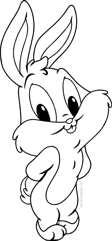 Baby Bugs Bunny Download Coloring Page - Wecoloringpage.com