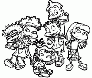 Rug Rats All Grown Up Rugrats All Grown Up Coloring Page