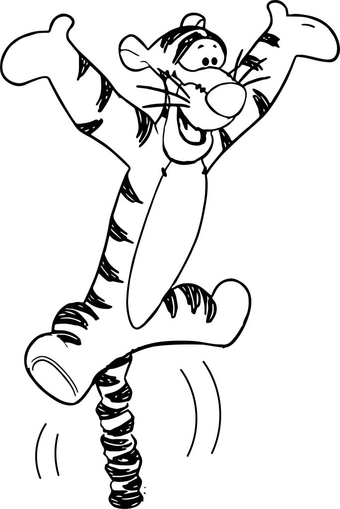 Tigger Posters Coloring Page - Wecoloringpage.com