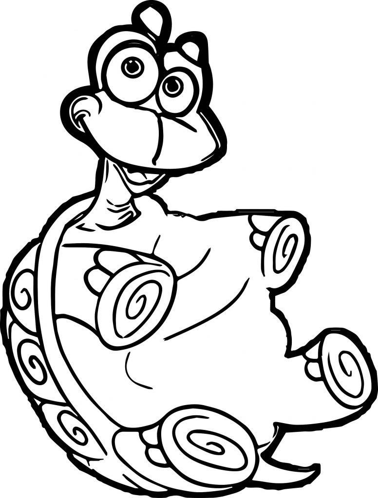 Tortoise Turtle On Shell Coloring Page - Wecoloringpage.com