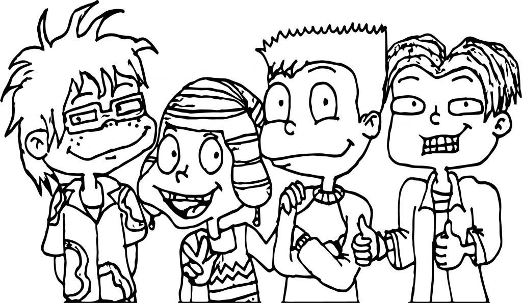 All Grown Up The Boys Coloring Page - Wecoloringpage.com