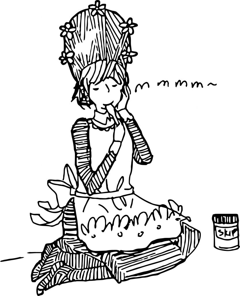 Amelia Bedelia Food Coloring Page - Wecoloringpage.com