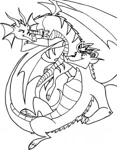 American Dragon Jake Long Girl And Man Coloring Page