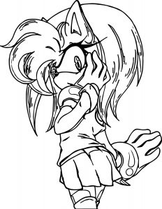 Amy Rose Not Accept Coloring Page