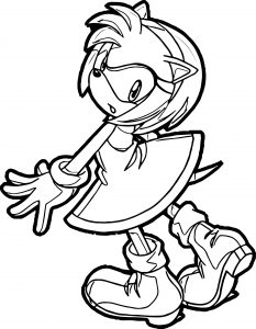 Amy Rose What This Coloring Page