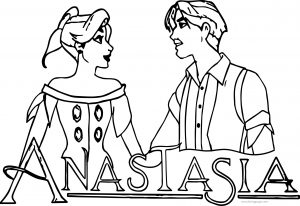 Anastasia Together Coloring Page
