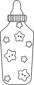 Baby Feeding Bottle Coloring Page