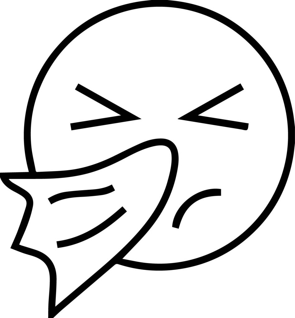 Cold Emoticon Emology Face Coloring Page | Wecoloringpage.com