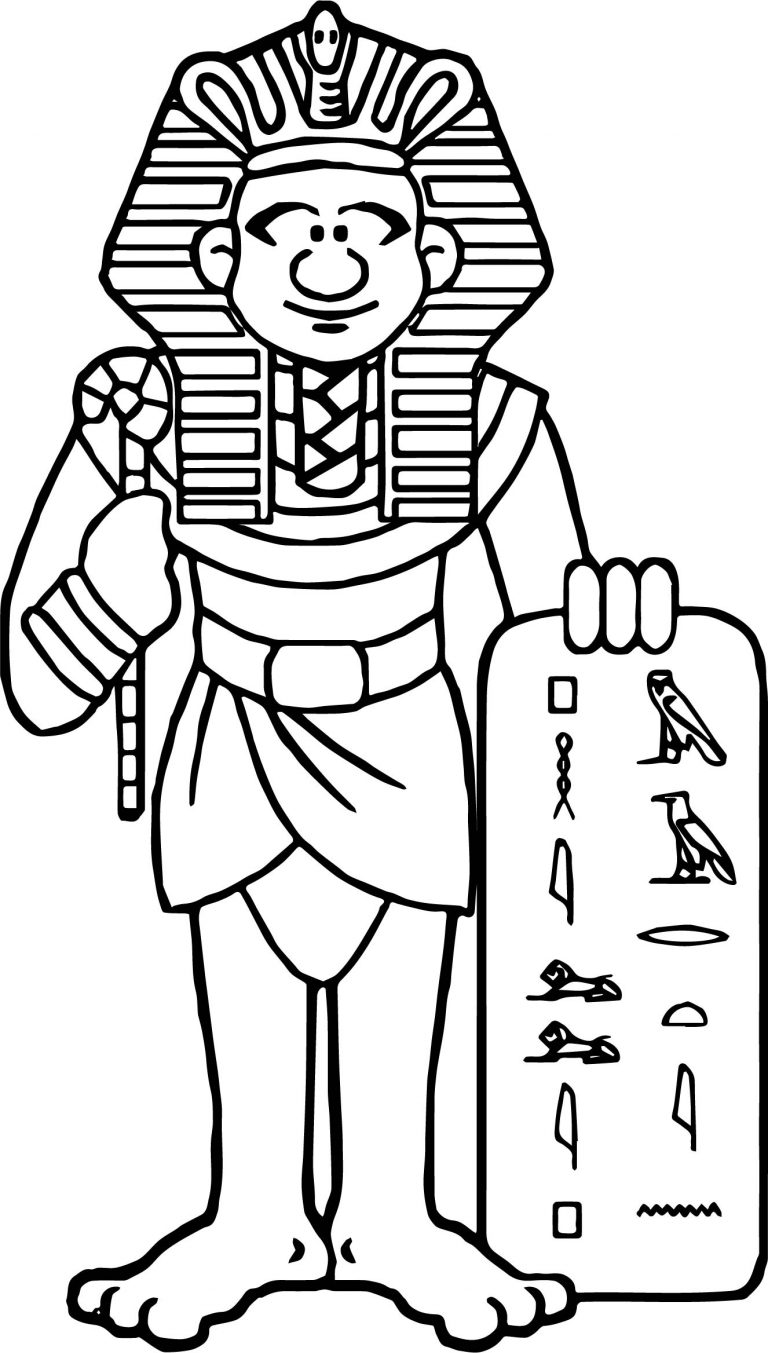 Egypt King Coloring Page - Wecoloringpage.com