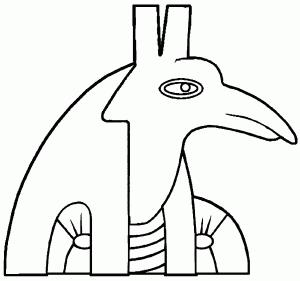 Egypt Set Coloring Page