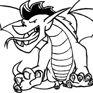 Fire American Dragon Jake Long Coloring Page