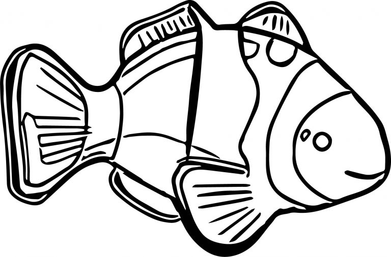 Fish Animal Kingdom Sea Animal Coloring Page - Wecoloringpage.com