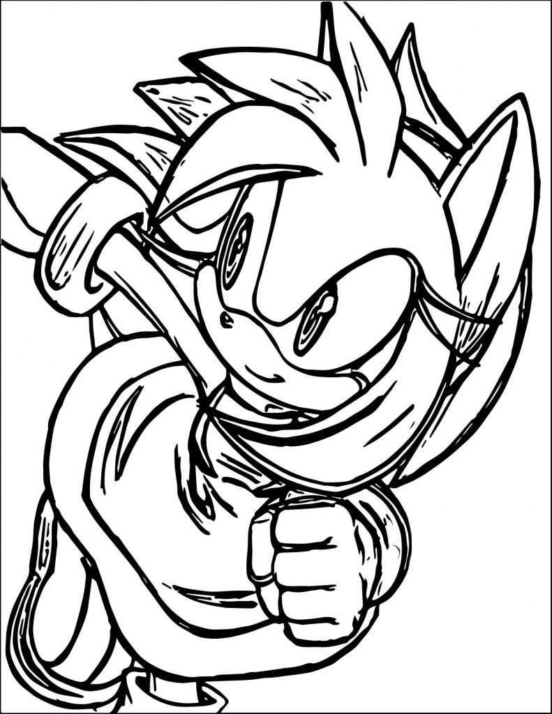 Go Amy Rose Coloring Page - Wecoloringpage.com