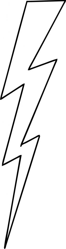 Lightning Bolt Coloring Page - Wecoloringpage.com