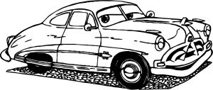 Old Cars Coloring Page