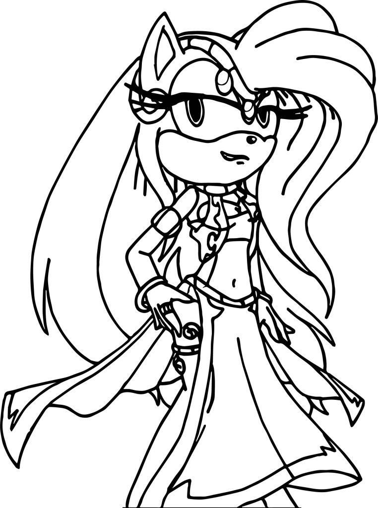 Rock Amy Rose Coloring Page - Wecoloringpage.com