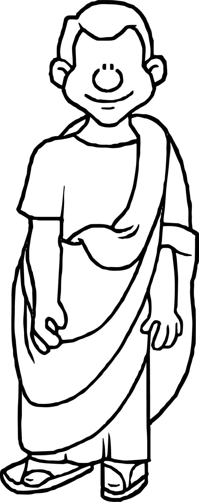 Rome Man Coloring Page - Wecoloringpage.com