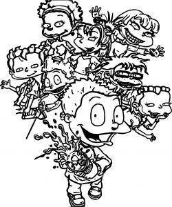 Rugrats All Grown Up All Grown Up Soda Coloring Page